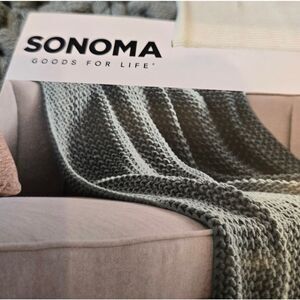 Sonoma Knit Throw Blanket NWT